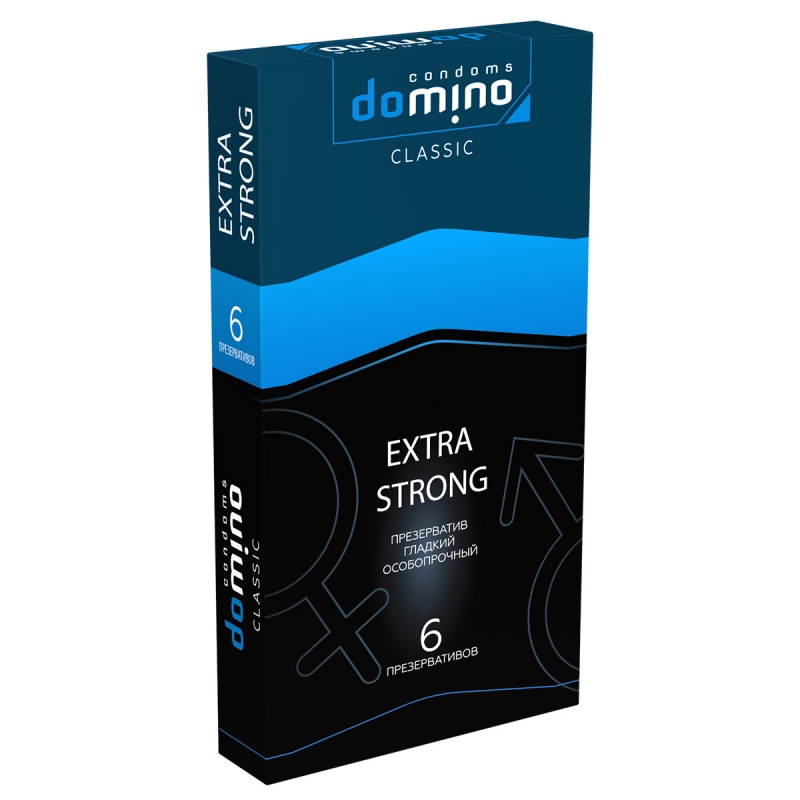 Презервативы "Domino Extra Strong" особо прочные, 6шт 